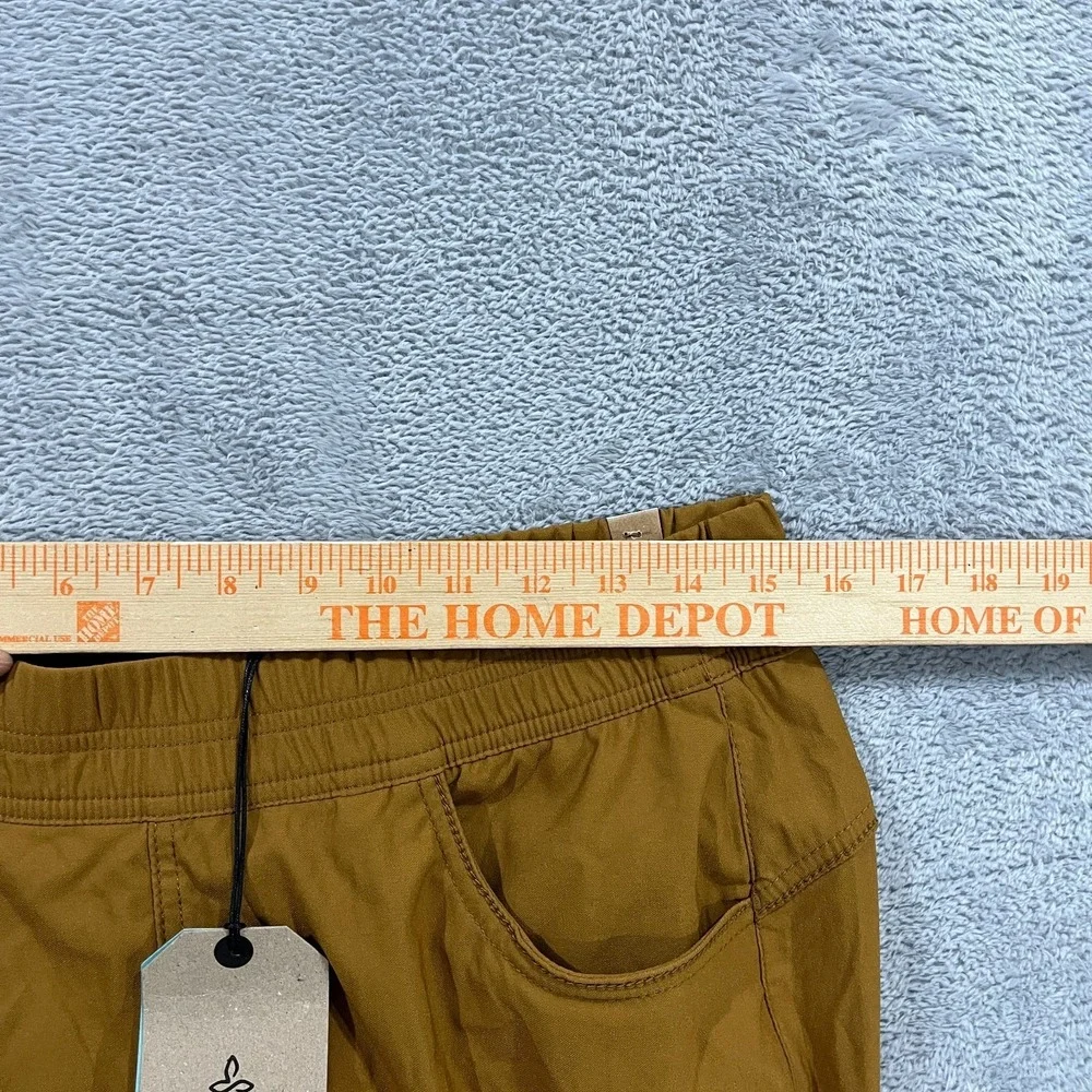 prAna Antique Bronze Halle E-Waist Jogger Pant II Size 12 Pull On Stretch Hiking